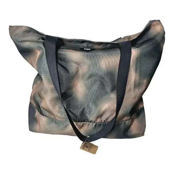 Victoria's Secret Pink large blotch watercolor toe bag NWT - Picture 1 of 12